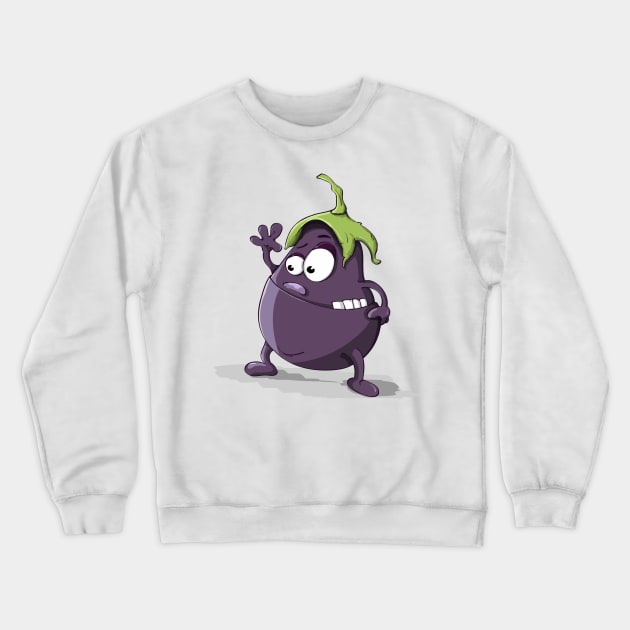 aubergine 🍆 Crewneck Sweatshirt by inazuma